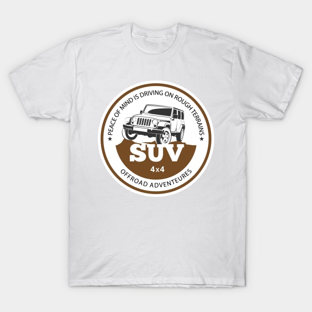 Offroad Adventures T-Shirt by Coolthings